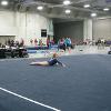 Leanna competing Floor at Finals